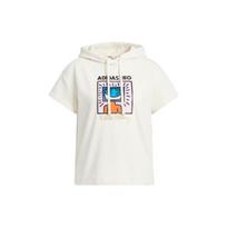 Adidas Neo X Keith Haring Cartoon Print Hoodie American Retro T-Shirt Women Tops White HD7255 L