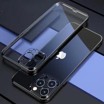 Apple iPhone 16 Pro Max galvanizuotas telefono dėklas, skirtas iPhone 16Plus 16Pro objektyvui, visiškai apgaubianti silikoninė minkšto apvalkalo danga For iPhone 16 ProMax juoda
