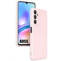 Dėklas - BOOLING - skirtas Samsung Galaxy A05s - Silikoninis - Atsparus smūgiams - Šviesiai rožinis rožinė