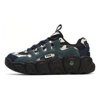 FILA Études X Audinys Sintetinė Oda TPU Apvalus priekis Suvarstomi Storas padas Smūgius sugeriantys Atsparūs dilimui Žemi Retro krepšinio batai F12M342113FBU 40