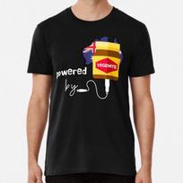Powered by Vegemite Premium T-Shirt S to 5XL Made in the AU/USA T-Shirt 3XL