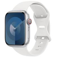 Silicone Strap For Apple Watch Band 44mm 45mm 41mm 40mm 49mm 42mm 38mm 46MM Sport Bracelet iWatch Series Ultra 2 SE 10 9 8 7 6 5 38 40 41 42(S10)mm S balta