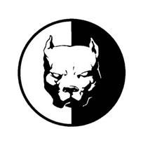 Dog Fashionable Portrait Bulldog Waterproof Pitbull Car Sticker Styling Decoration Exterior Hound Decal Automobile