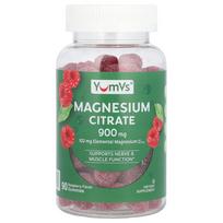 YumVs Magnesium Citrate Raspberry Gummies 900mg, 90 Count 1 ea - 90 ea