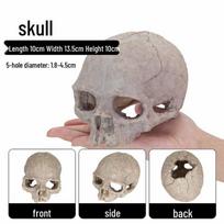 Terrarium Skull Decoration for Reptiles & Aquariums