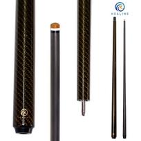 OKHEALING Anglies Pluošto Biliardo Lazda Mažo Atšokimo Biliardo Lazda 12.4mm Antgalis, Uni-loc Jungtis 147cm/58inch Svoris 19Oz, Žaidimo Lazda auksas