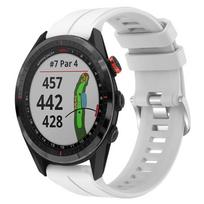 Garmin Approach S62 22mm silikoninis sportinio laikrodžio dirželis For Garmin Approach S62 balta