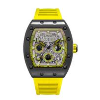 ZIDO vyriškas prabangus automatinis skeletinis kvarcinis sportinis laikrodis No Gift Box gray