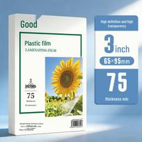 Premium 6-inch Matte Lamination Film for A4 Photos - Self-Sealing, Cold, and Hot Lamination Options Matte 100mic A4