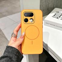 Luxury Original Silicon Case For Realme 16 Pro 5G Cover Realme 16 Pro+ Coque Fundas PC Skin Feel Protector Case Realme 16 Pro realme 16 Pro oranžinė