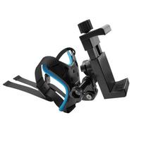 Action Cameras 360 Motorcycle Helmet Chin Strap Mount Mobile Phone Cell Phone Holder Manual clip mėlyna