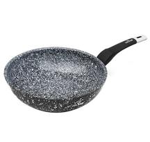 Patelnia Wok 30Cm Z Powłoką Marmurowo Ceramiczną Zilner Stonetec Zl-7904