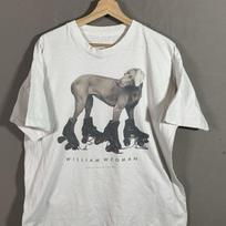 VINTAGE 1990-ųjų William Wegman Weimaraner Roller River Grafinis Marškinėliai Dydis XL M gray