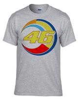 46 The DOCTOR Valentino Rossi pilot grey T-shirt 502Grey L yellow