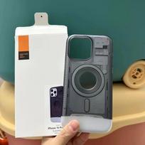 Prabangus Magsafe dėklas, skirtas Iphone 16 Pro Max 15 14 13, PC+TPU, magnetinis, belaidžio įkrovimo, itin hibridinis, AC1, kietas, atsparus smūgiams, apsauginis dangtelis su dėžute 13 juoda