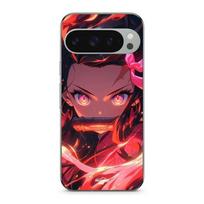 Coque - MANIACASE - Google Pixel 9 Pro - Souple - Noir - Demon Slayer Nezuko Kamado juoda