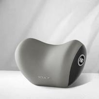 1Pc Memory Foam Car Neck Pillow Protective Lumbar Back Support Breathable Car Headrest Cushion Relieve Stress Car Seat Pillow šviesiai pilka spalva