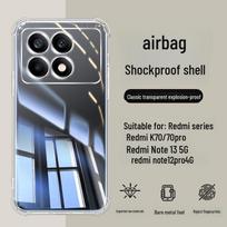 Xiaomi 15 Redmi Turbo4 Pro skaidrus pilnos apimties apsauginis dėklas K80 Redmi Note 12 5G