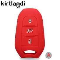 Nuotolinio valdymo pultelio dėklas Raktų dėklas Korpusas Peugeot Expert 2008 3008 5008 308 508 407 207 Partner Rifter Citroen C8 C4 Picasso C5 C3 C6 blue