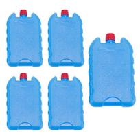 5Pcs Reused Small Large Long Timing Ice Pack Set Ice Pack for Cool Box Lunch Bags Kids Freezer Block for Coolers white