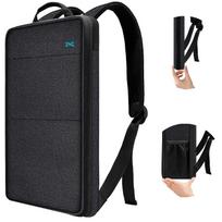 Itin plonas praplatinamas nešiojamojo kompiuterio kuprinė su USB verslo kelionėms 13-14 inch mėlyna/juoda