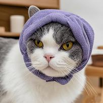 Triukšmo apsauga Ramios ausų apsaugos Nerimo mažinimo apvyniojimo dizainas Šunų triukšmą mažinančios hoodies Vėjui atspari Universali ausų apsaugos kepurė S violetinė