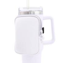 Water Bottle Pouch for For Stanley Cup 40oz/20oz/30oz Water Bottle Caddy Neoprene Tumbler Bag for Cards Keys Wallet Earphone balta