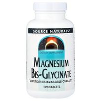 Source Naturals Magnesium Bis-Glycinate, 120 Tablets 120 pcs - 1 ea