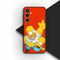 skirta Samsung Galaxy A35 A36 A55 A26 A05 A06 A14 A50 A51 A53 A54 A12 A13 A23 telefono dėklas minkštas dėklas tapetas S-Simpsons Bart Galaxy A06