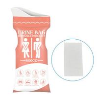 Car Emergency Urinal Disposable Bag Catcher for Portable Urine Men Women 800ml B rožinė