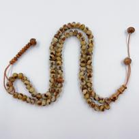 6MM Tasbih: 99 Atrinkti Pakistano datulių kauliukų mediniai rožančiaus karoliukai gray