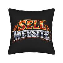 Website Sell Pillow Cover Vintage Pillow Case For Living Room Chair Square Pillowcases Birthday Gift Peach skin 18*18(CM)-1Pcs
