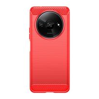 Redmi A3 Brushed Texture Carbon Fiber Mobile Phone Shell Protective Case