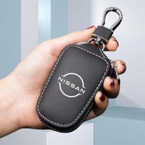 yxkpz10 Automobilio Raktų Pakabukas Krepšio Namų Tvarkyklės Užtrauktuko Organizatorius Raktų Dėklas Nissan Qashqai Juke Micra X-Trail Sentra Patrol Automobilio Aksesuarams juoda