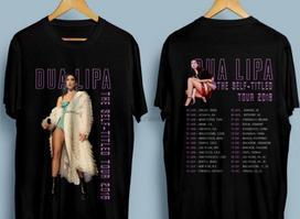 New Dua Lipa Summer Tour Dates 2018 T-shirt 2 sided shirt Unisex tee M