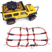 Nylon RC Luggage Net for Traxxas TRX4M 1/18 and for Axial SCX24 1/24 RC Car For RC Truck raudona