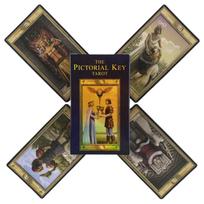 The Pictorial Key Tarot Cards A 78 Oracle English Visions Divination Edition Deck Borad Playing Games black