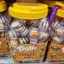 Trolli Mini Burger Shaped Gummy Jelly 900g