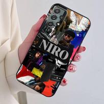 Cool N-NIRO OX7 Phone Case For Samsung S24,21,22,23,30,Ultra,20,Plus,Note,10,9,Black soft silicone case SamsungS10lite