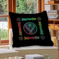 J-Jagermeisteres Logo Decorative Room Aesthetics Pillow Case Home Decor Bedroom Sofa Bed Couch Pillow Cover 45X45 Peach skin 18*18(CM)-1Pcs