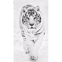 „Pasidaryk pats“ deimantinis paveikslas „White Tiger Animal“ pilnas siuvinėjimas kryžiaus krištolinio akmens mozaikos dekoravimo dovana Full Round 20x40CM