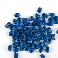 9x6 mm stiklo vandens lašo žiedlapių pakabukas, „pasidaryk pats“ rankų darbo čekiško stiklo plaukų priedai 9x6mm, Hole 1mm, 5pcs/pack