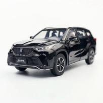 1/32 Toyota Crown Kluger HYBRID Žaislinis automobilis JKM Diecast Miniatiūrinis modelis SUV Sportas Garsas ir šviesa Edukacinė kolekcija Dovana vaikams juoda