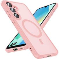Protective case - BOOLING - for Samsung Galaxy A16 5G/4G - Pink - Shockproof - Camera protection rožinė