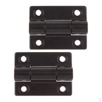 2 5 X 34mm 4 Įleidžiamų Skylių Reguliuojamas Vyris Juodas