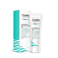 Rivela Dermascience By Cipla 24H riebalų neturintis gelinis drėkiklis, skirtas į aknę linkusiai ir sausai odai, 50 ml pakuotė, 1 vnt.