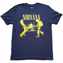 Nirvana Unisex Adult Stage T-Shirt S juoda