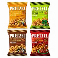 SAMJIN Mini Pretzel Biscuits 70g  4 flavors #4 flavors x 8pack