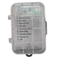 1Set 3-Section AA Battery Holder 3V No.5 Waterproof & Dustproof Battery Cartridge With Timing Function black