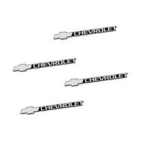 4 vnt. Lydinio Automobilio Stereo Lipdukas Chevrolet Corvette AVEO CAPTIVA Cavalier IMPALA MALIBU ORLANDO Sail SPARK Emblemos Dekoracija